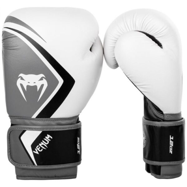 Venum Contender 2.0 Boxing Gloves White-Grey-Black-12 Oz Price in Doha Qatar