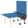 Garlando Training Indoor Foldable TT Table with Wheels - Blue Top Price in Doha Qatar - Image 2